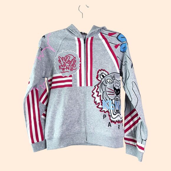 Kenzo Kids Logo Zip Hoodie Jacket